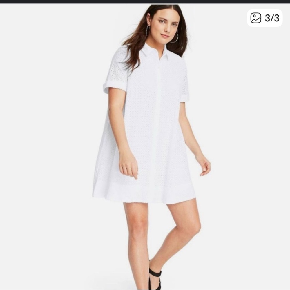 Lisa Marie Fernandez for Target White Eyelet Dress S
